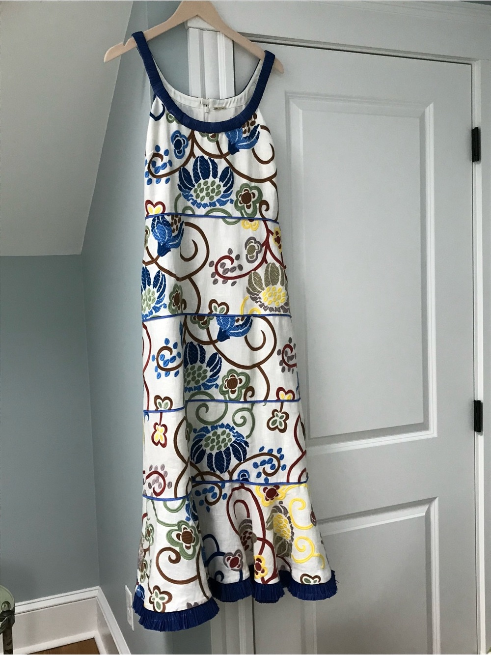 Alexis Linen Embroidered Dress